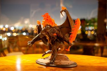 Weta Lord of The Rings The Balrog Demon of Shadow and Flame Statue Limited Edition