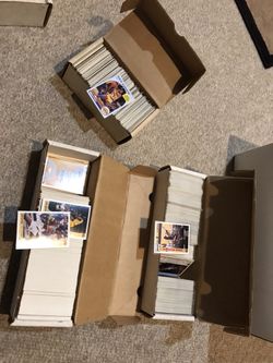 Basketball and baseball cards
