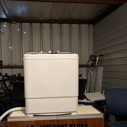 Zahop portable twin tub washing machine