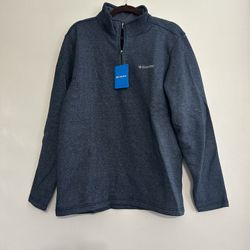 NEW Men’s Columbia Half Zip Pullover Sweater