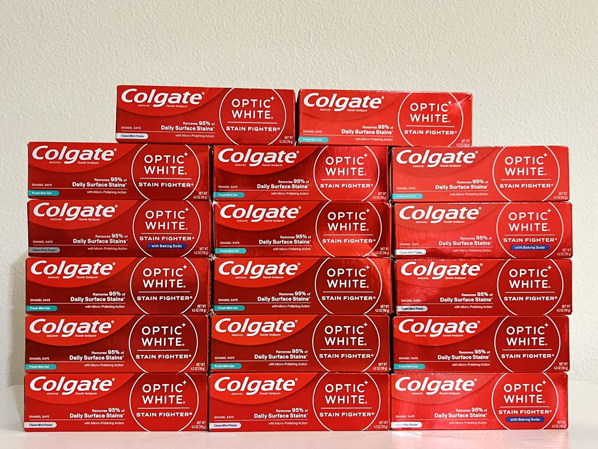 Colgate Optic White 4.2oz (4 For $10)
