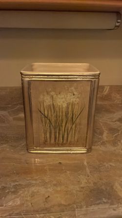 Decorative Square Ceramic Waste Bin