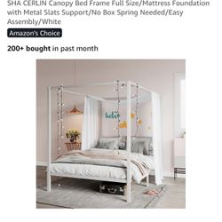 canopy bed frame