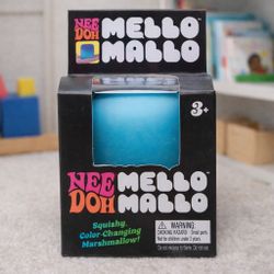 BLUE NeeDoh Mello Mallo Color Change Squishy, Nee Doh Mellow Mallow AUTHENTIC 