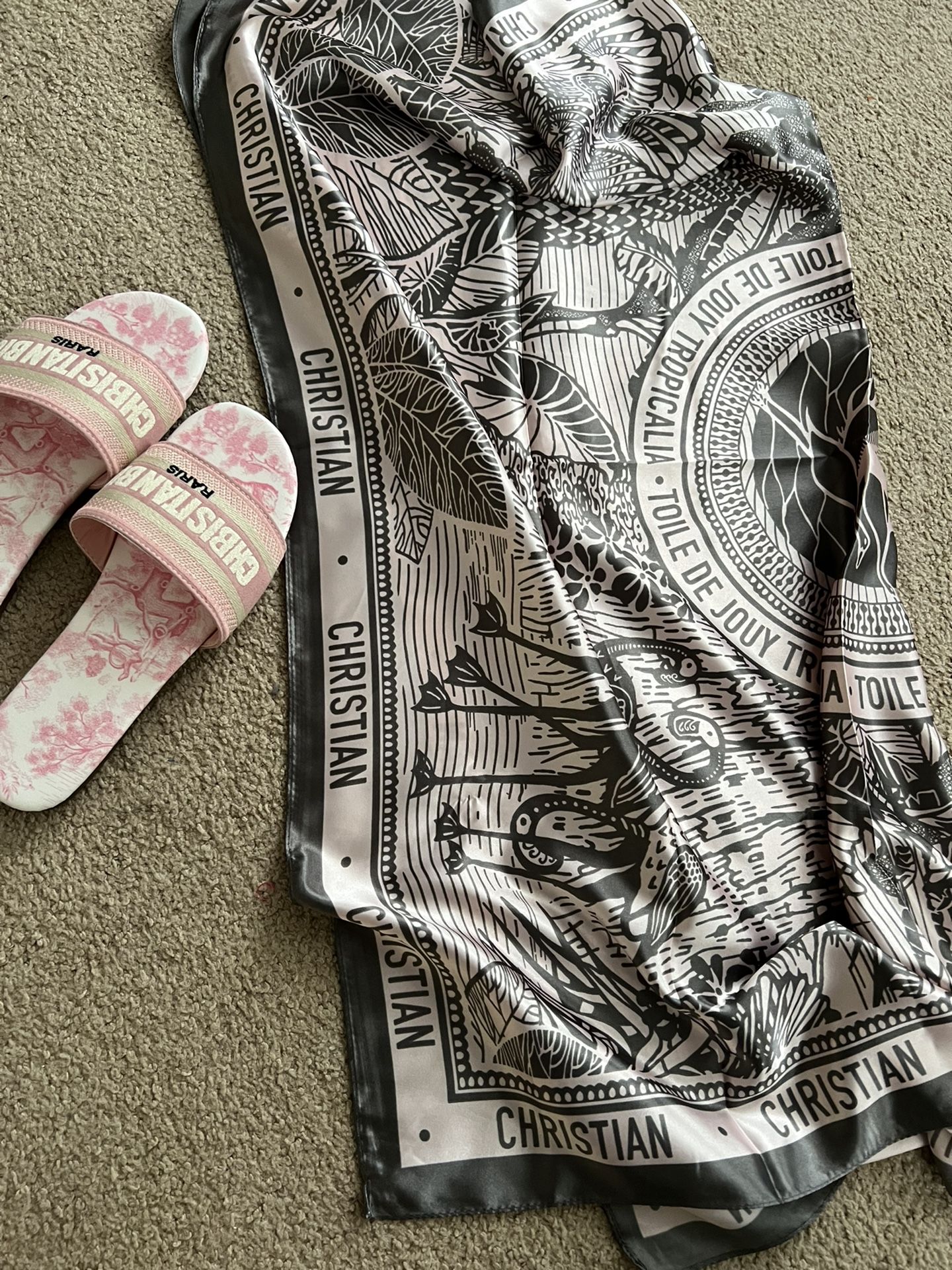 Matching Scarf And Sandals