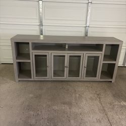 Modern Gray Credenza / Media Console 