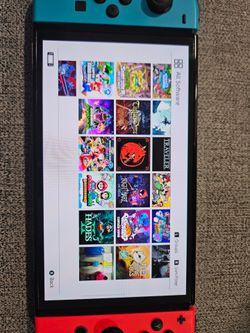 Nintendo Oled with 512 gb and games