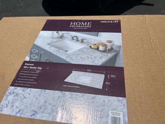 New 49 inch Everest Vanity Top
