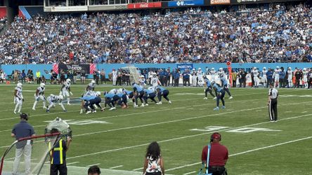 2 TICKETS TITANS VS. TEXANS TICKETS $100 FOR BOTH. LOWER LEVEL - HOME SIDE - SECTION 132 - ROW E  Thumbnail