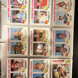 1977 Topps Baseball Complete Set W/PSA 8 Dawson