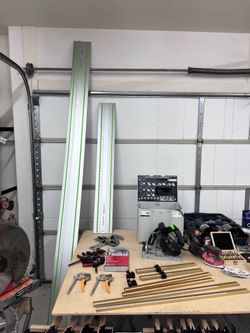 FESTOOL BENCH SAW TRACKS AND MORE WOODWORKING SHOP TOOLS SOLD AS A SET