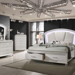 4-PCS Queen Size Bedroom Set In Offer 🔥🔥🔥 