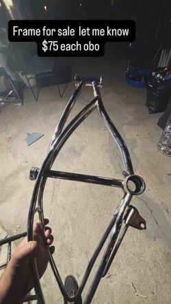 Lowrider bike frame