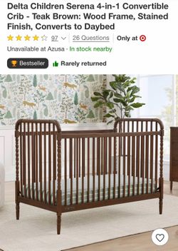 Delta Children Serena 4 in 1 convertible crib