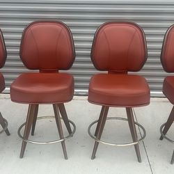 Beautiful Vintage / Retro Style Swivel Barstools / Chairs