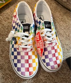 Rainbow Vans - Size 8.5
