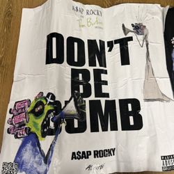 A$AP Rocky x Tim Burton “Don’t Be Dumb” album poster 