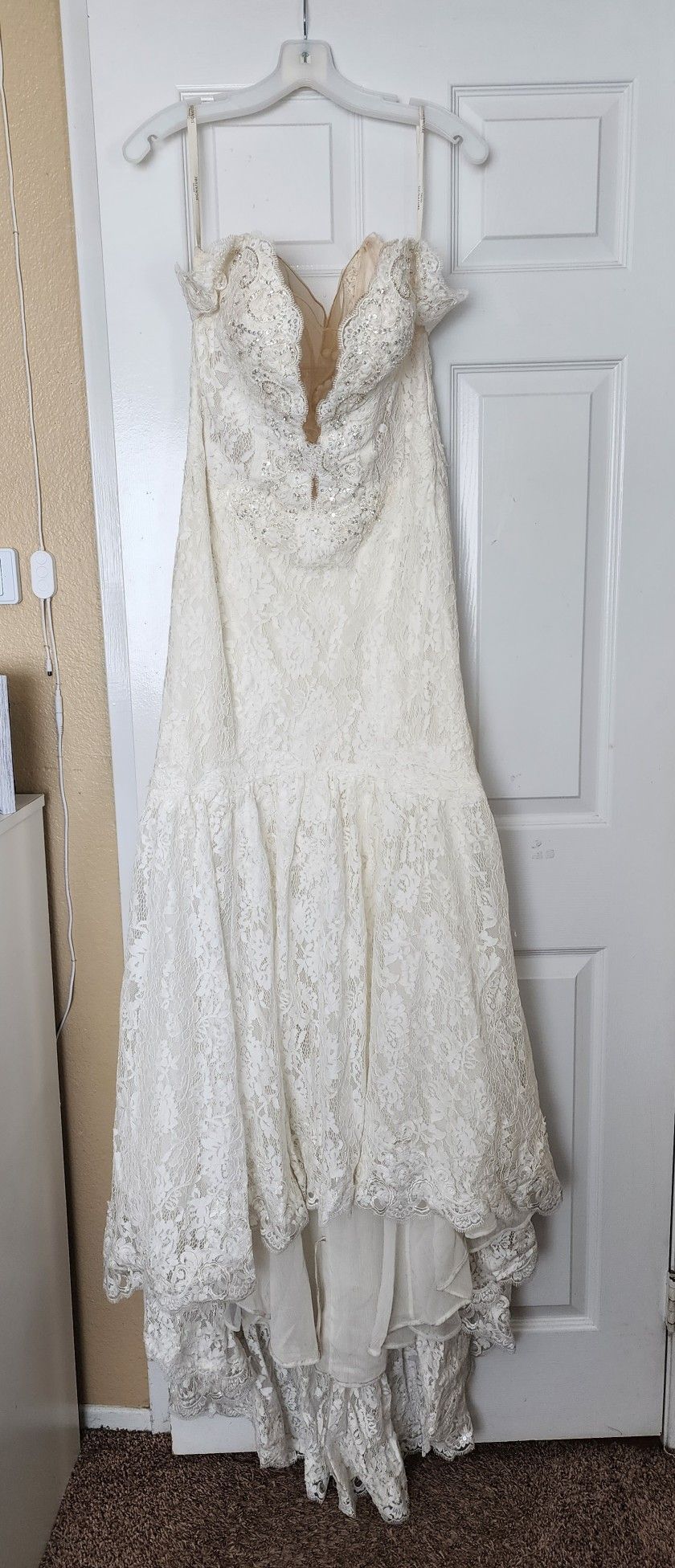Ivory Mermaid Wedding Dress
