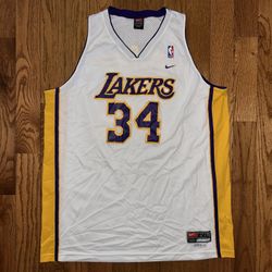 Shaquille O'Neal Los Angeles Lakers Nike Vintage Sewn Jersey Size 2XL
