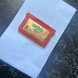 Authentic Pokemon Fire Red Version