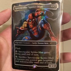 Magic Spider Man Playing Card