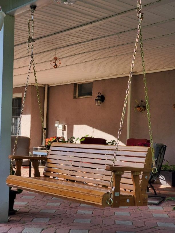3-Seater Wooden Porch Swing- PSX005U
