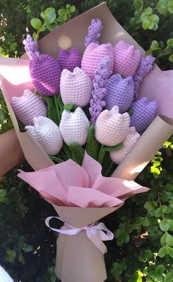 Crochet Flower Bouquet
