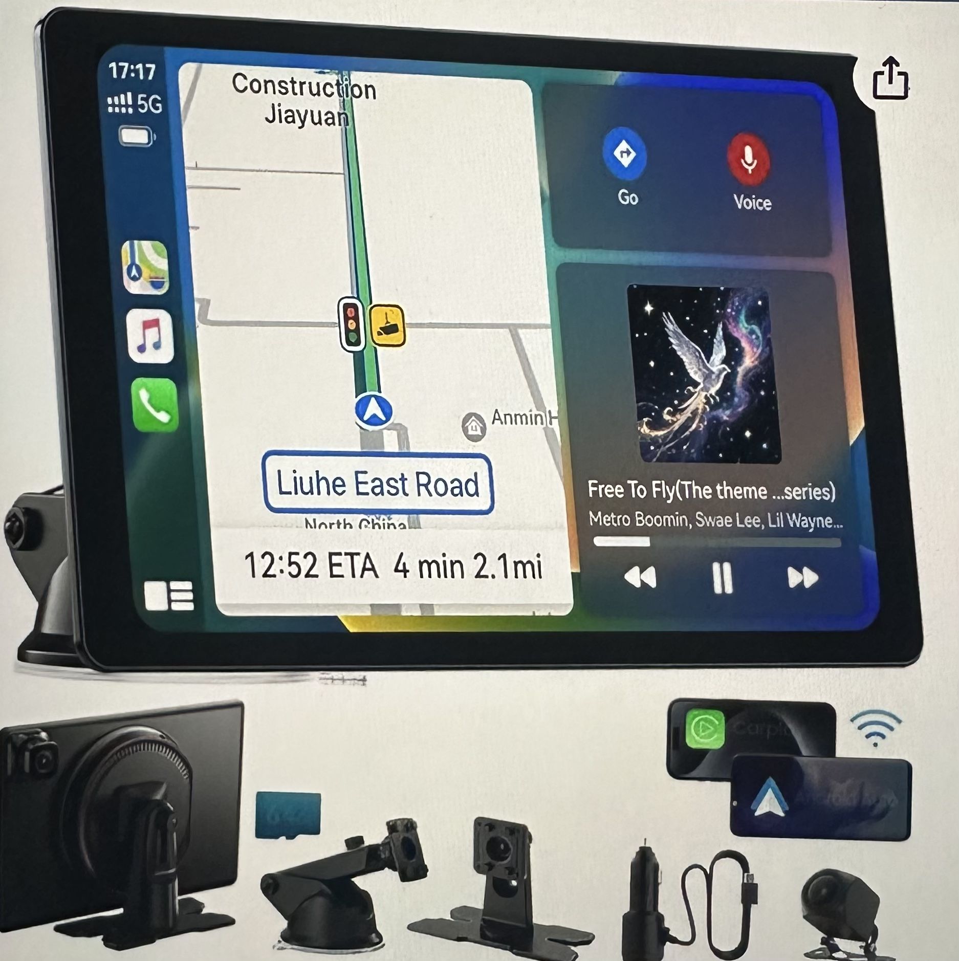 11” Extra Large Wireless  Screen For Car