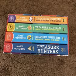 James Patterson 4 Book Set Kids Treasure Hunters