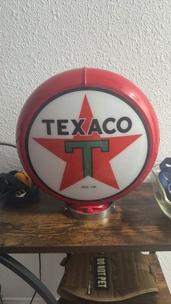 Texaco Gas Pump Globe