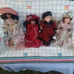 Porcelain Dolls No Boxes $10 Each Doll