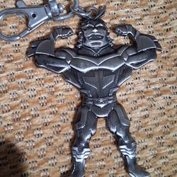 New My Academia Hero All Might Pewter Metal Keychain
