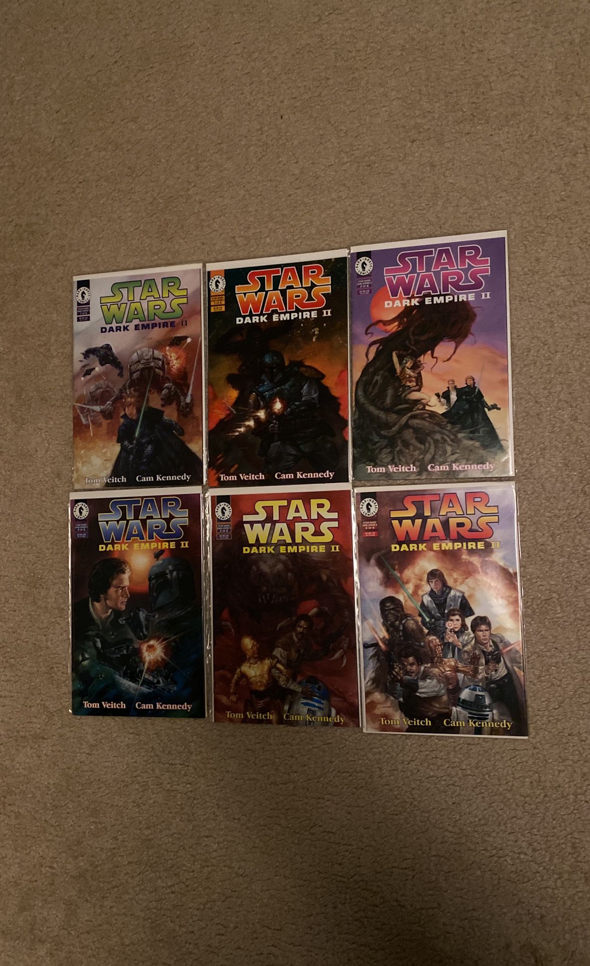 Star Wars Dark Horse Comics Dark Empire II 1-6