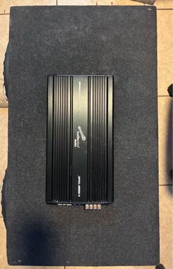 2200 watt audio pipe amp 2200 W 12 inch subwoofer ported box