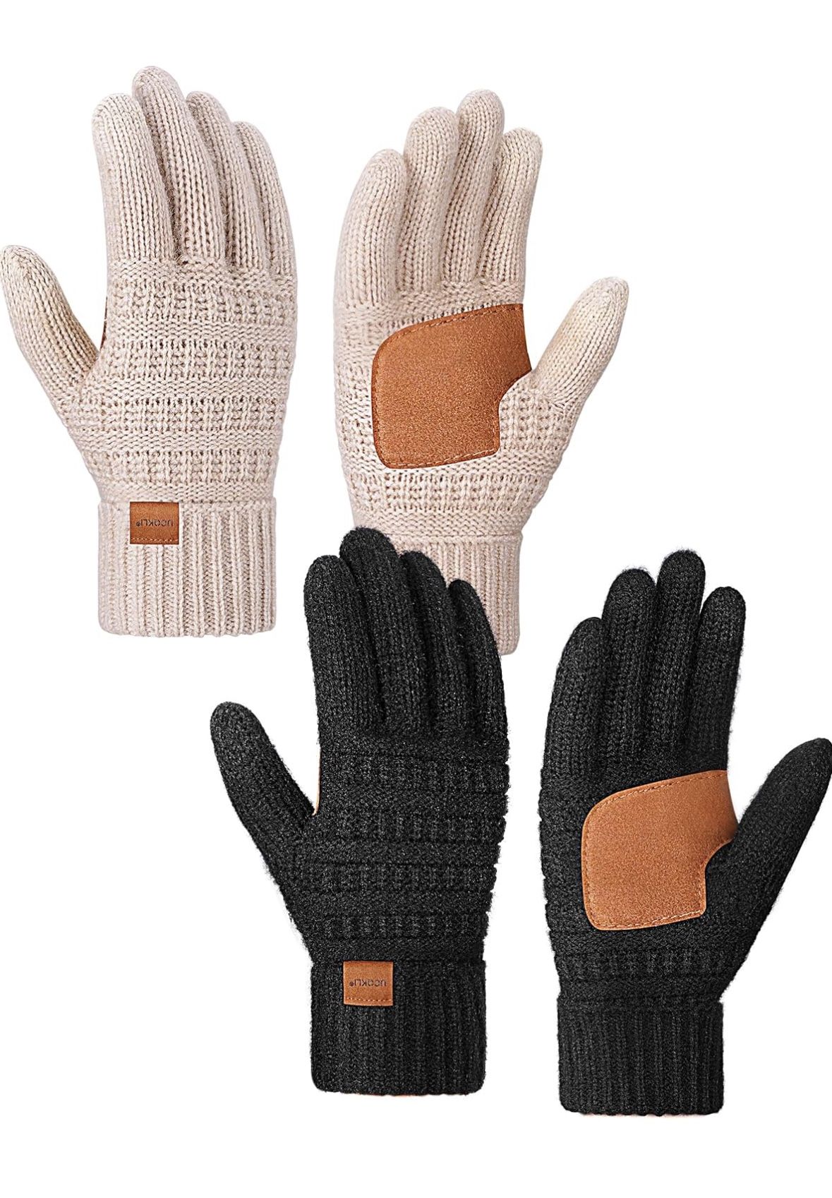 Winter Gloves for Women 2 Pairs