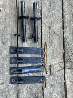 Gate Hinges And Latches