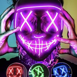Halloween Purge Mask Led Light