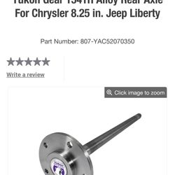 Yukon Jeep Liberty Axle Shaft 
