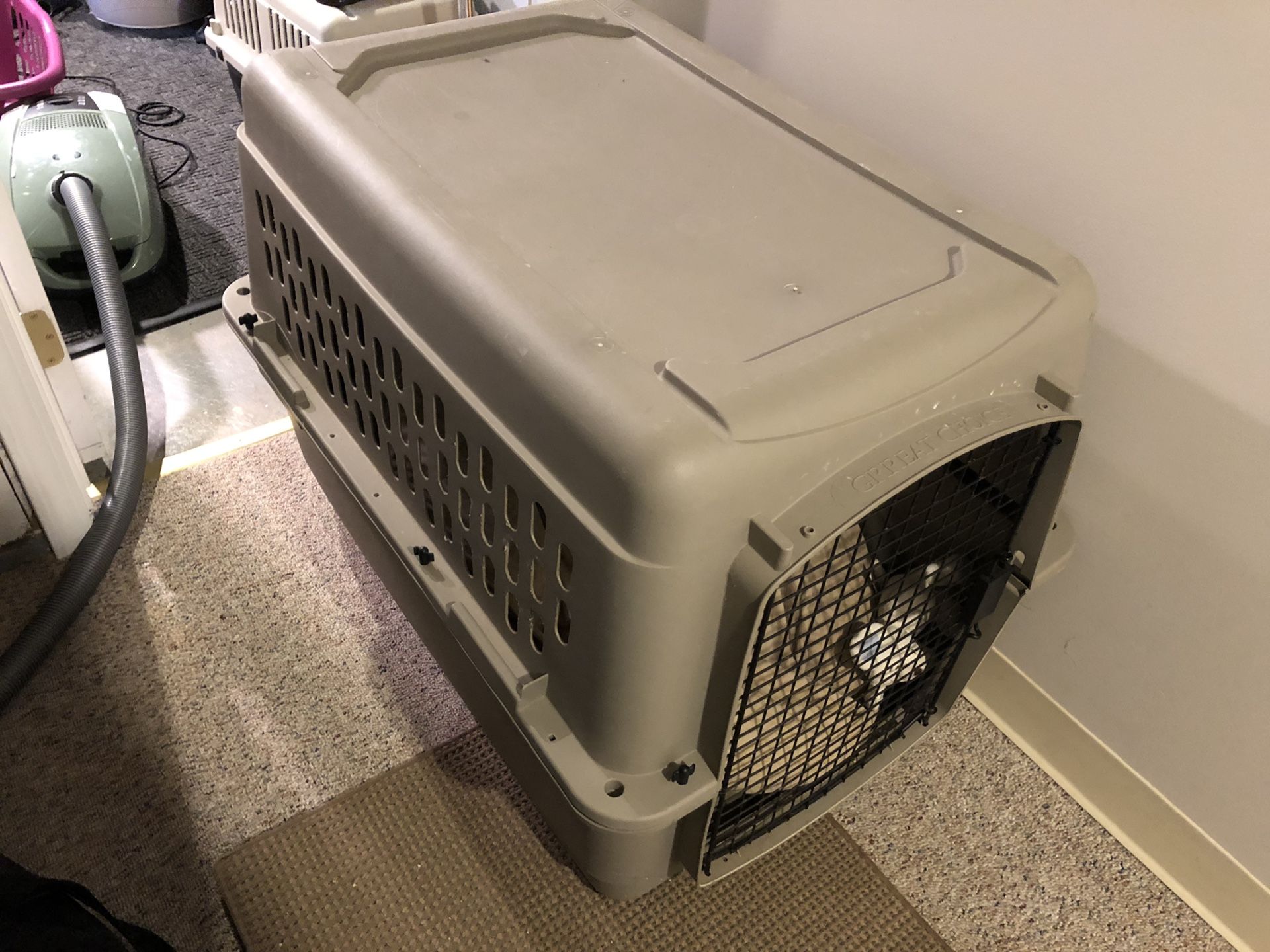 Large portable dog kennel