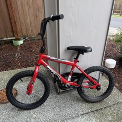 16 Inch Kids Bike For Sale - Mint Condition - Includes Training Wheel