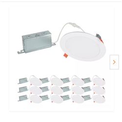 6” 12 Pack Slim Canless Downlight