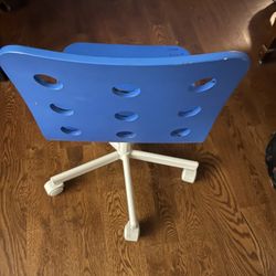 Blue IKEA Swivel Chair For Children 