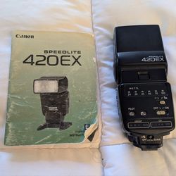 Used Canon Speedlite 420EX TTL-Shoe Mount Flash