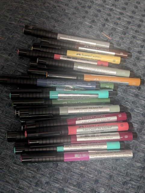 All brand New Faber-Castell Pitt Artist Brush Pens