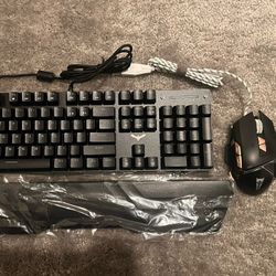 Gaming keyboard and mouse 
