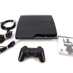 Sony PlayStation 3 PS3 Model Bundle CECH-2001A w/ 1 Controller & 1 Game