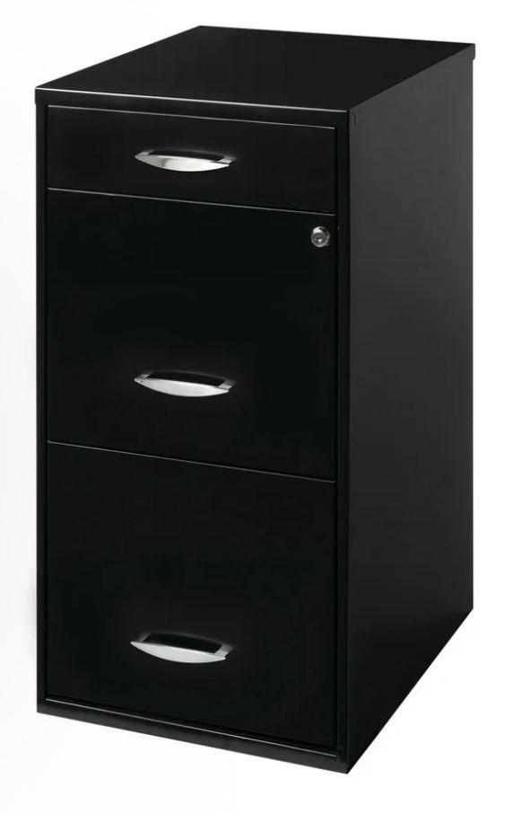 3 Drawer Letter Width Vertical File Cabinet with Pencil Drawer