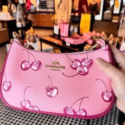 Coach Cherry Teri Shoulder Bag 