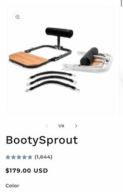 Booty Sprout workout set up
