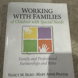 Working With Families Of Children With Special Needs